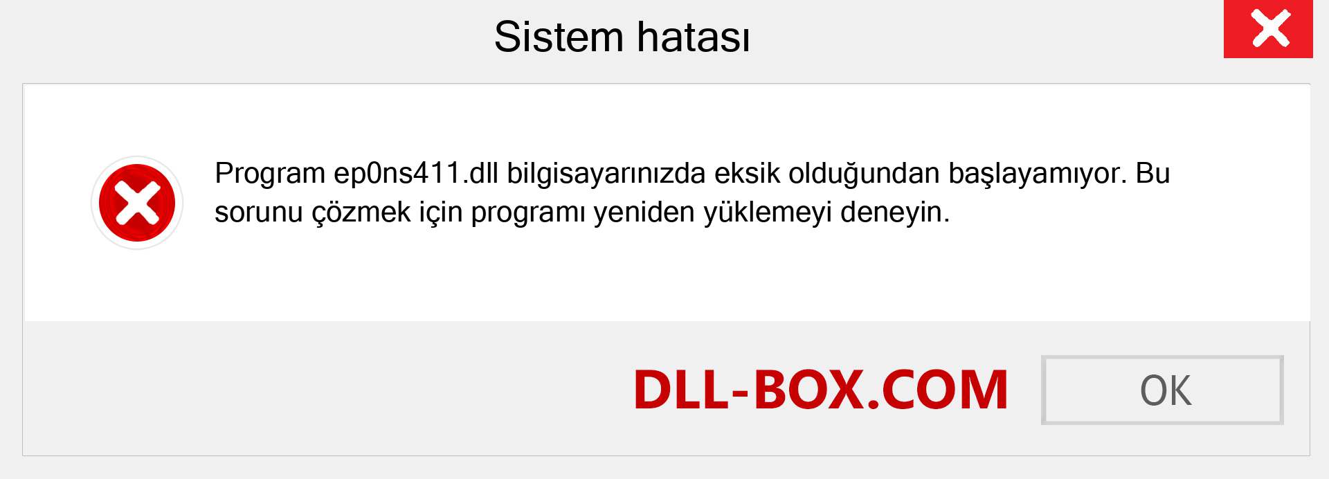 ep0ns411.dll dosyası eksik mi? Windows 7, 8, 10 için İndirin - Windows'ta ep0ns411 dll Eksik Hatasını Düzeltin, fotoğraflar, resimler